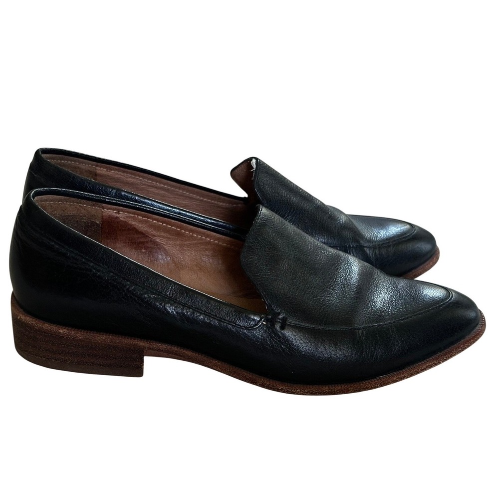 Madewell Black Leather Frances Loafer Women's 6.5
